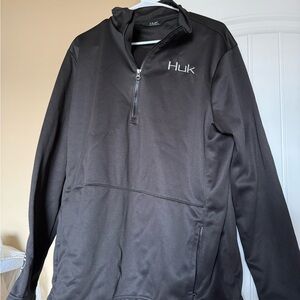 Huk Black Performance Pullover